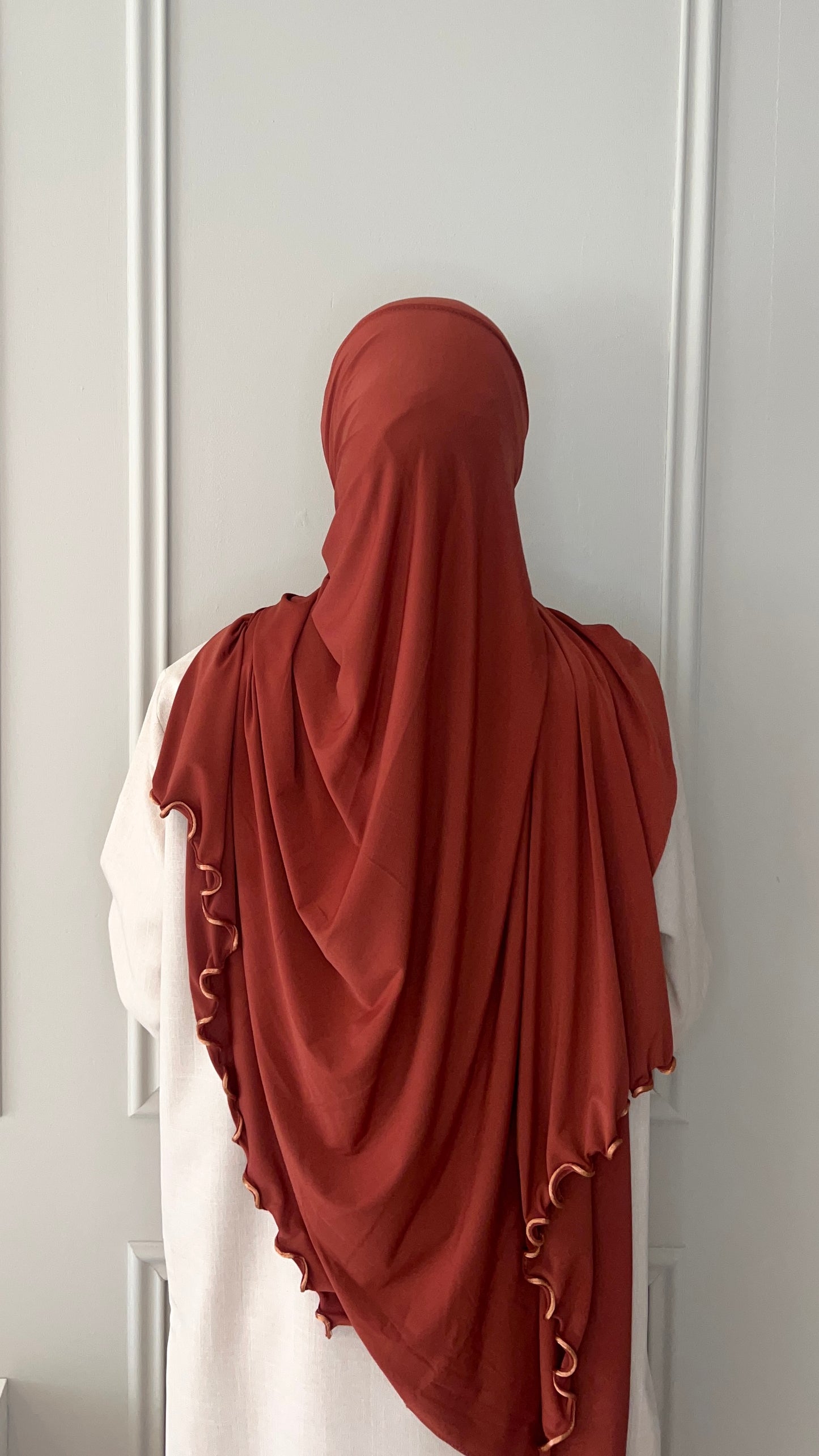 Hijab Jersey Premium Froncés