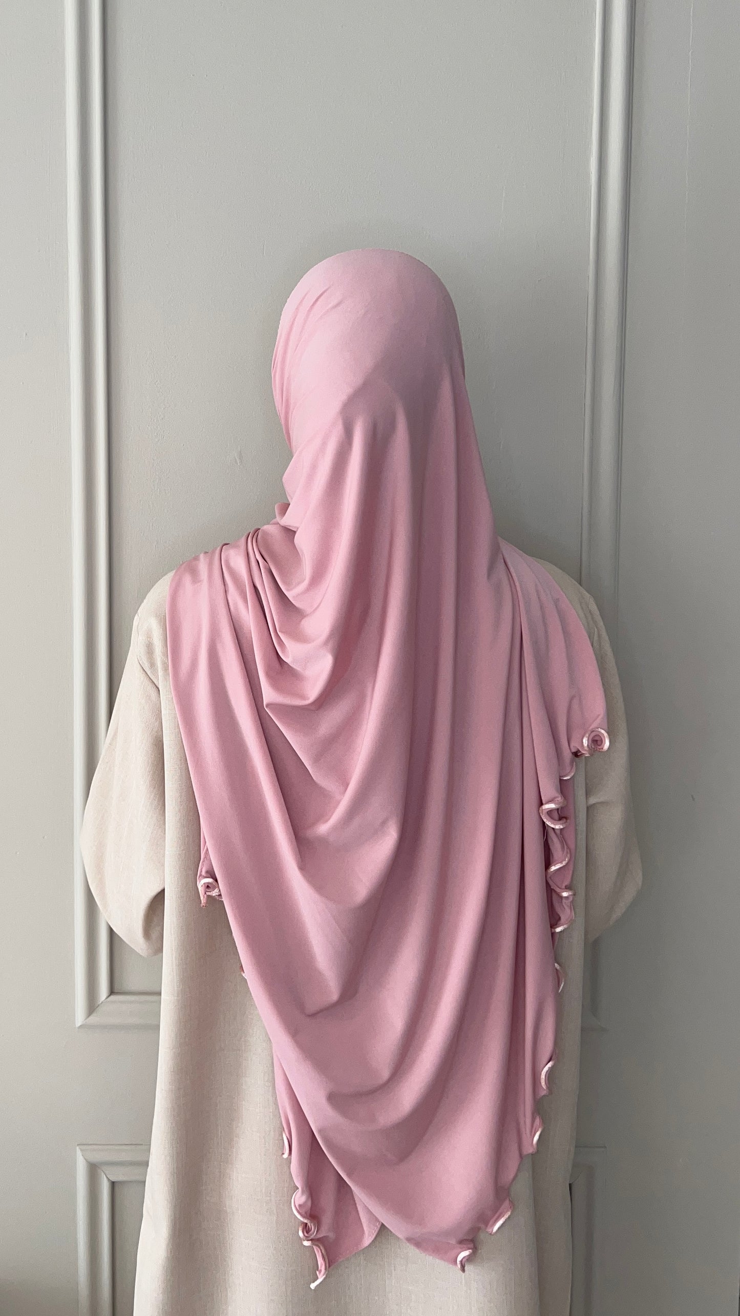 Hijab Jersey Premium Froncés