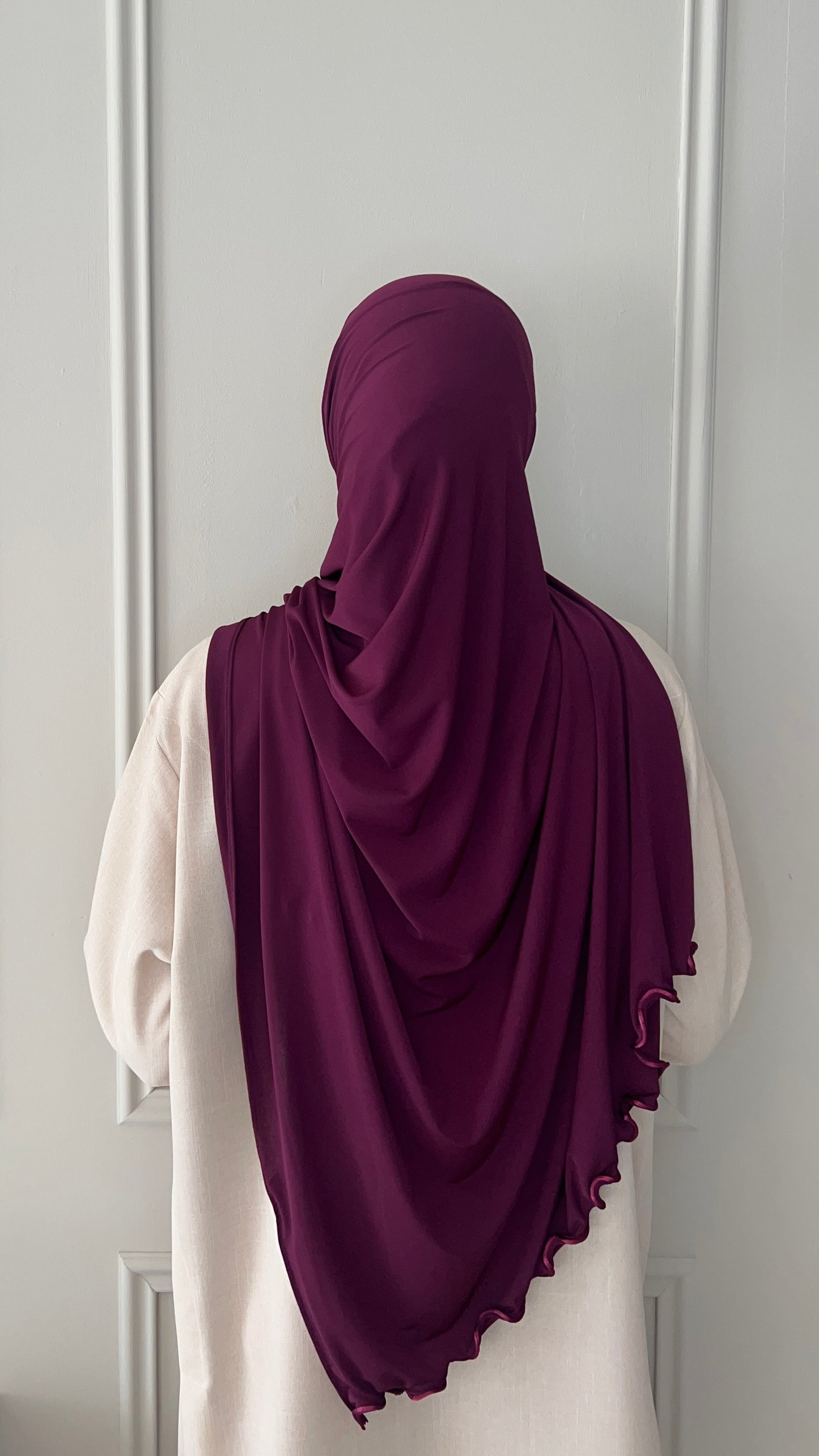 Hijab Jersey Premium Froncés