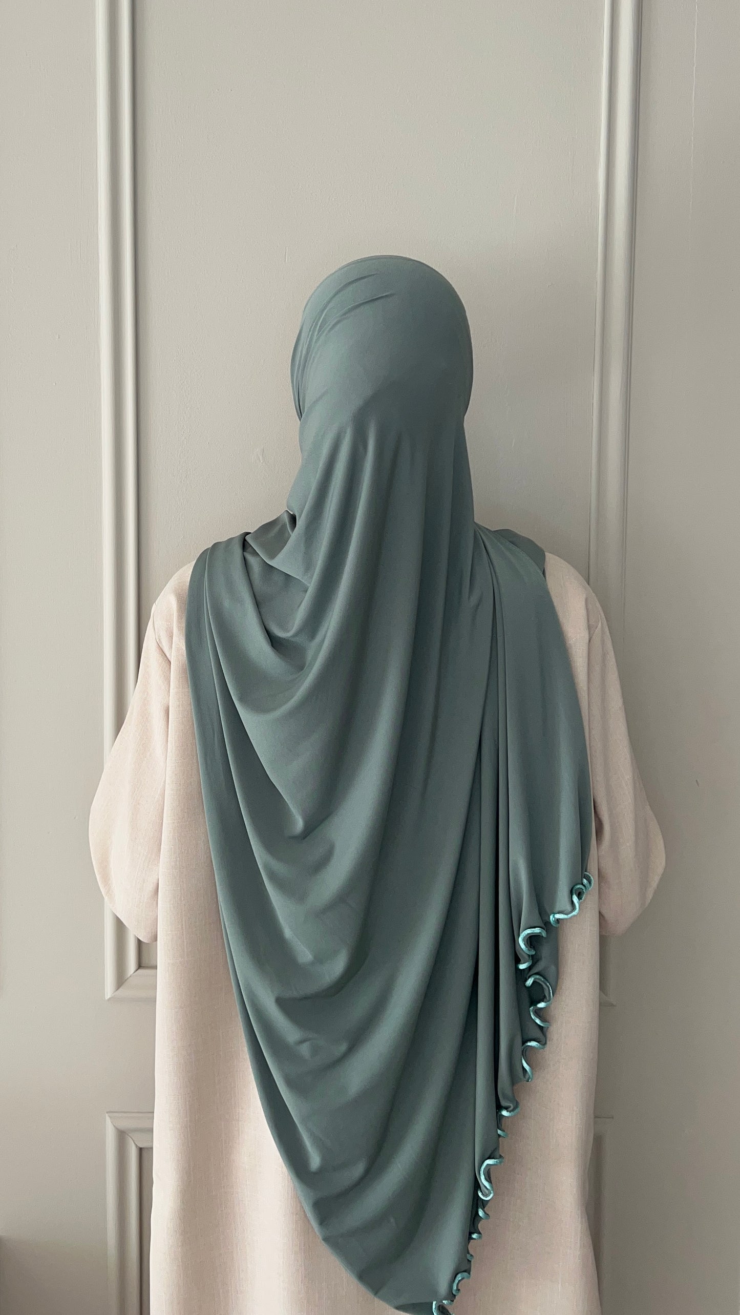 Hijab Jersey Premium Froncés