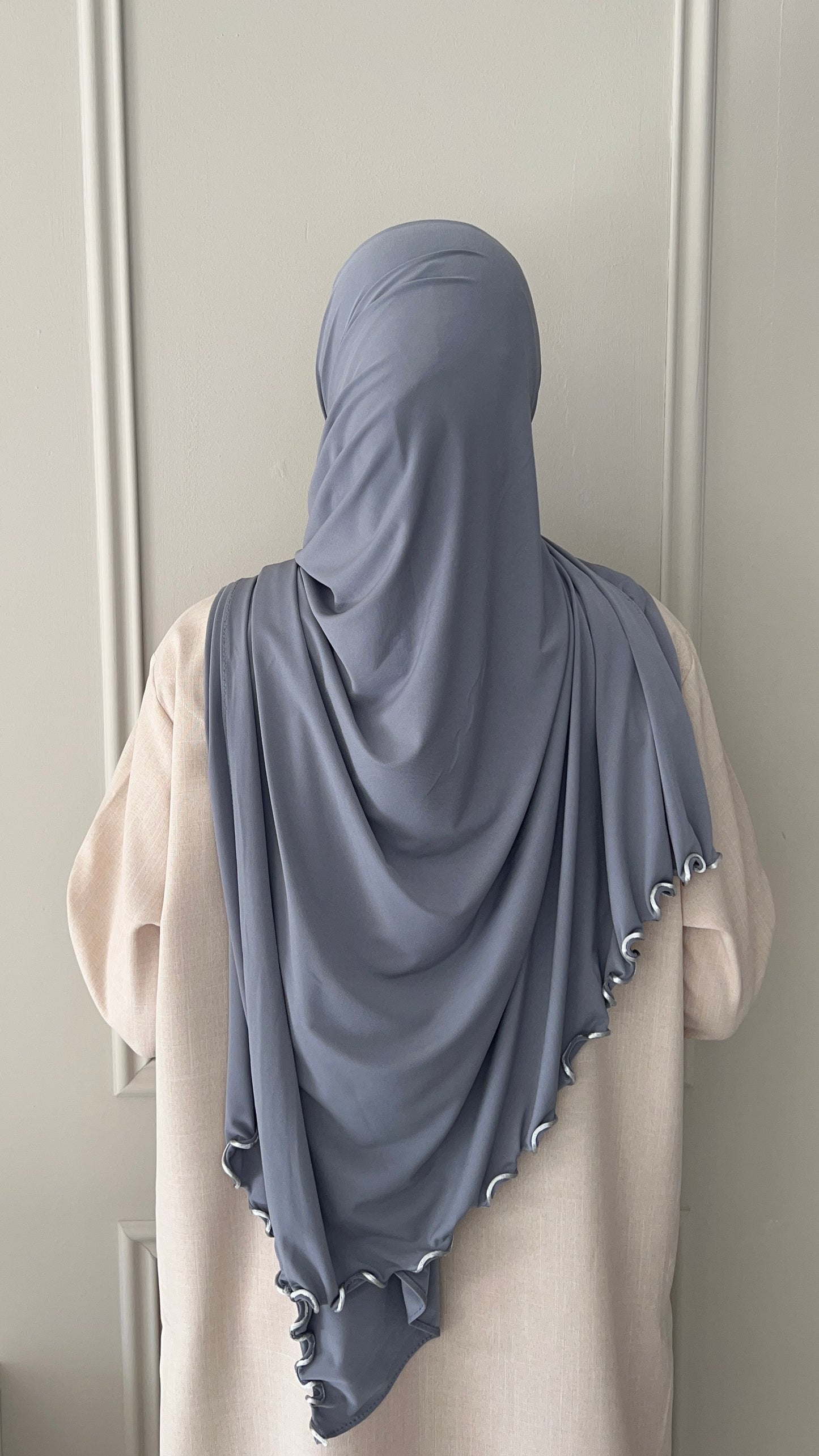 Hijab Jersey Premium Froncés