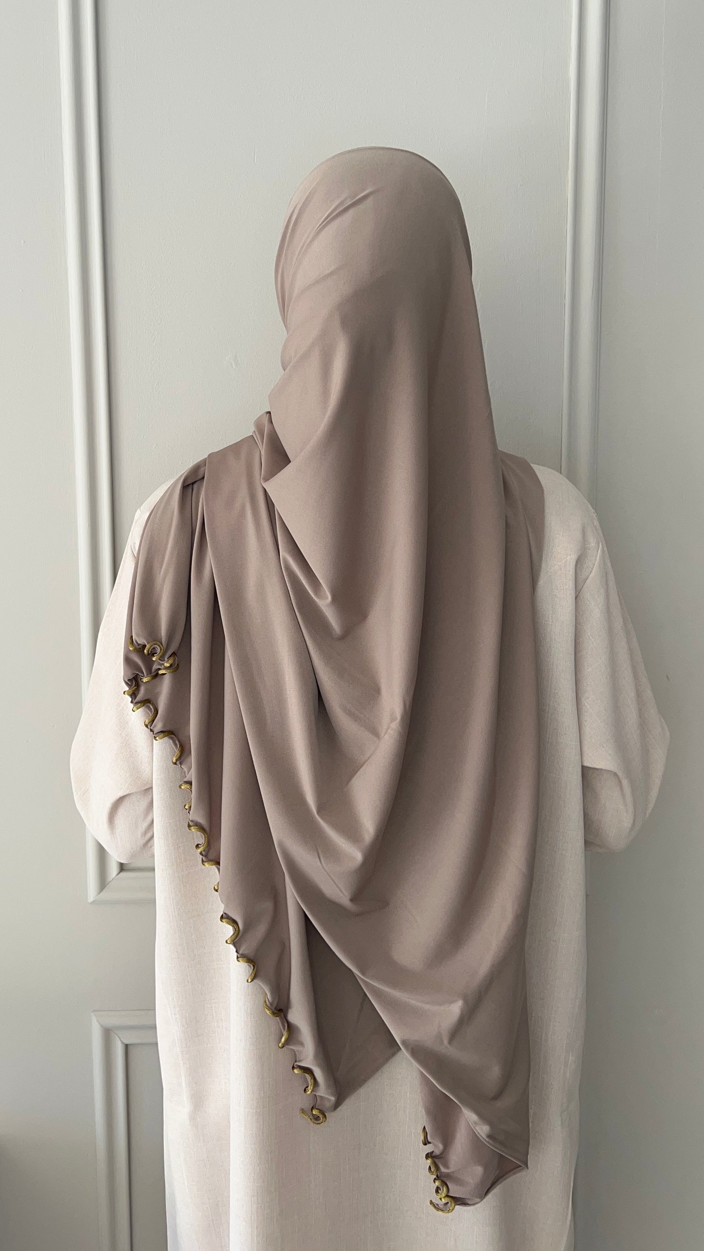 Hijab Jersey Premium Froncés