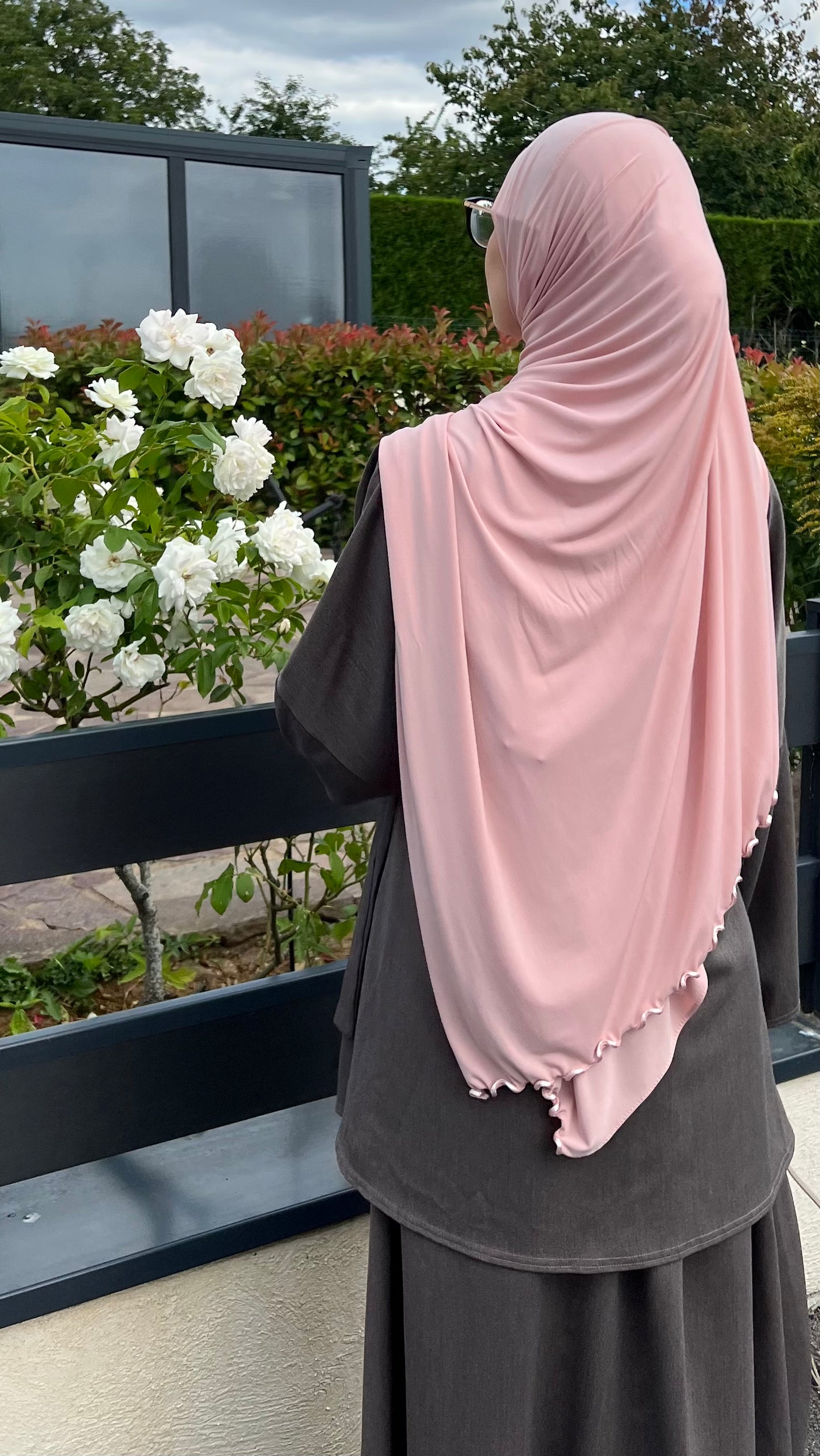 Hijab Jersey Premium Froncés