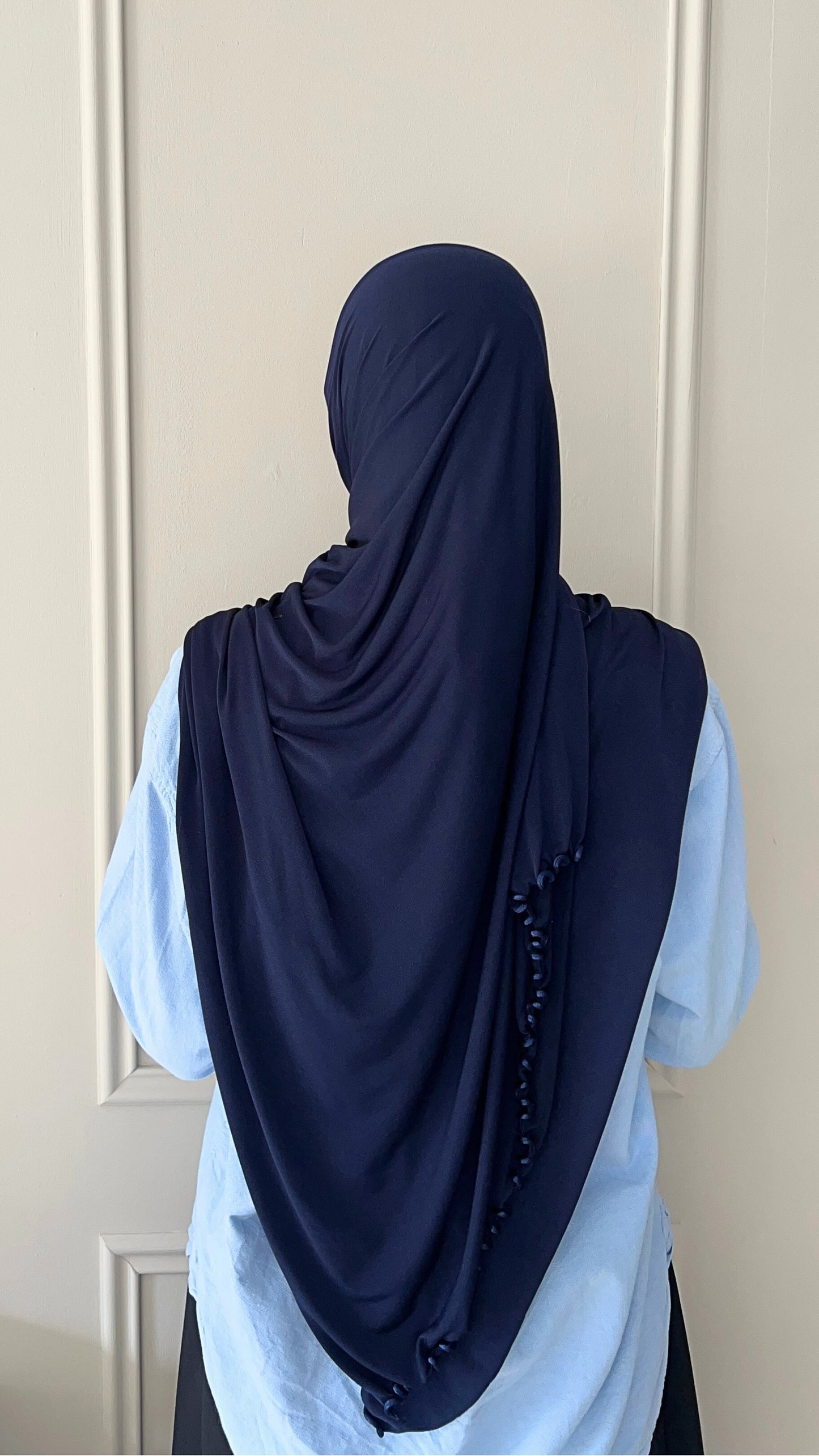 Hijab Jersey Premium Froncés