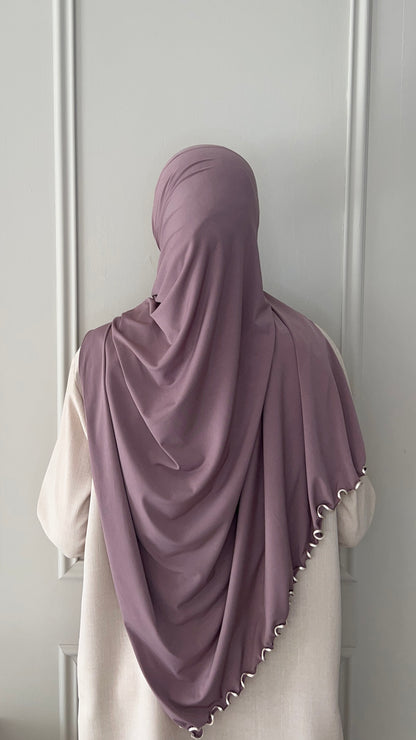 Hijab Jersey Premium Froncés