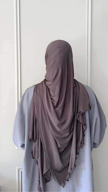 Hijab Jersey Premium Froncés